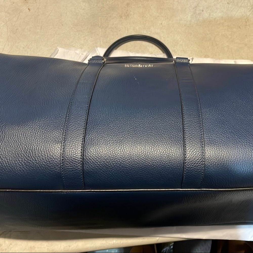 Michael Kors Navy Leather Handbag - Picture 2 of 4
